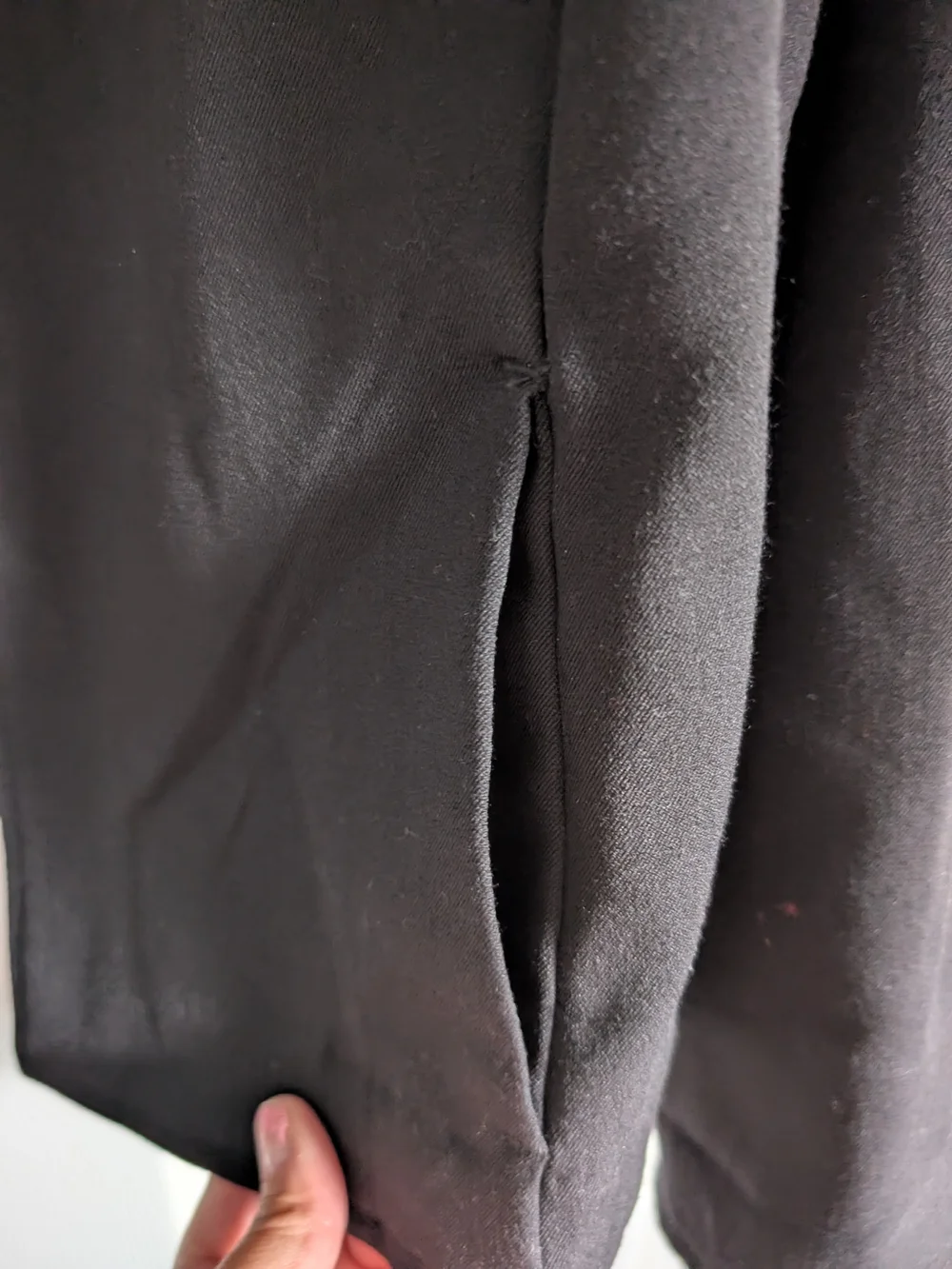 Christopher & Banks Women's Black Open-Front Blazer Size Petite Small